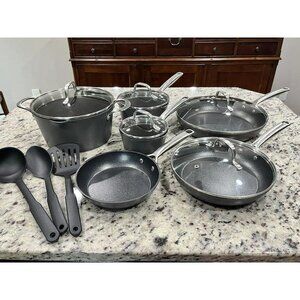Granitestone Armor Max 20 Pc Hard Anodized Pots and Pans Set Non Stick